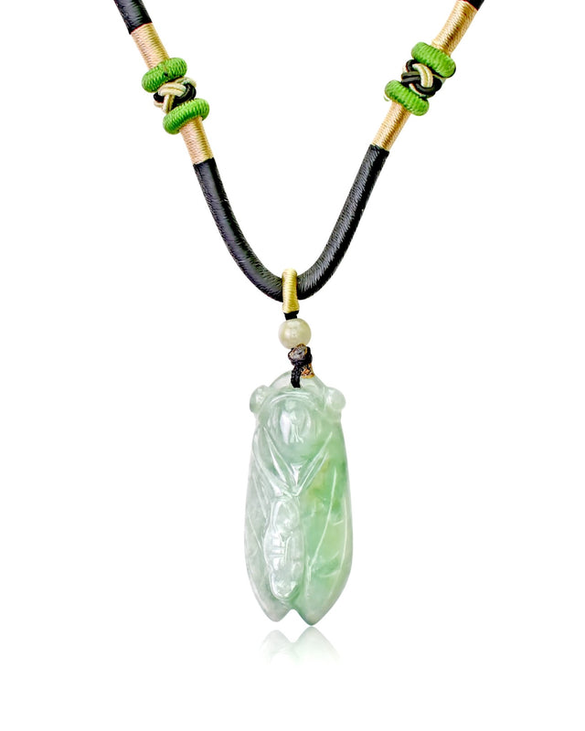 Handmade Cricket Jade Pendant Necklace for Prosperity and Good LuckNecklacesSerenity Jade