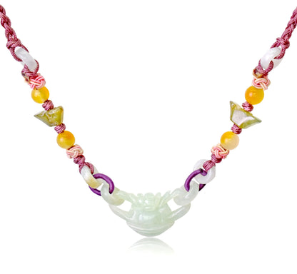 Unique Necklace a Money Pot for Unisex Necklace Money For Financial Mother's Day or Father's Day Gift