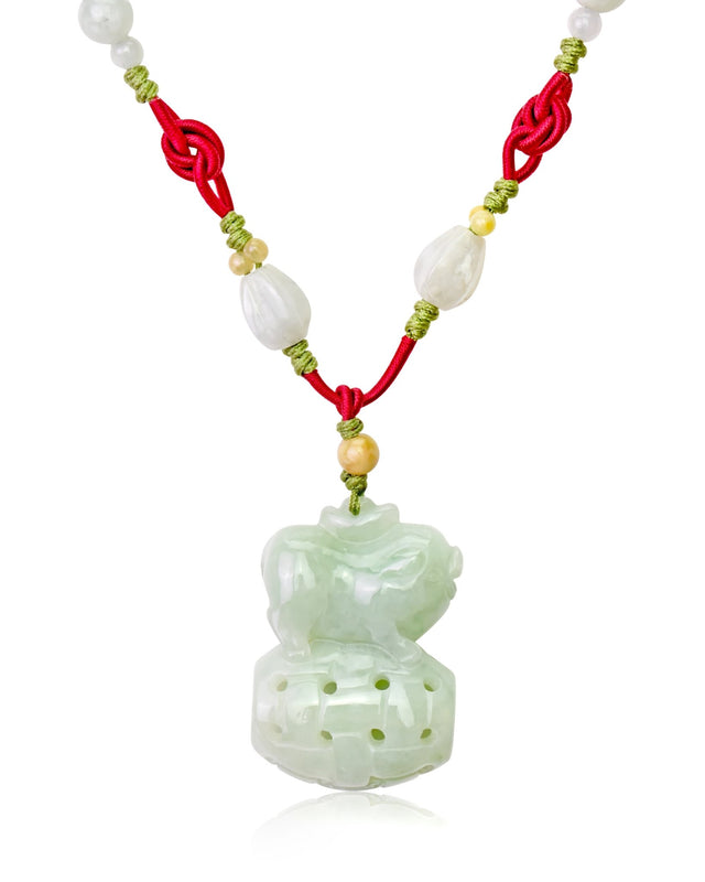 Harness the Power of Prosperity with Our Boar Jade NecklaceNecklacesSerenity Jade