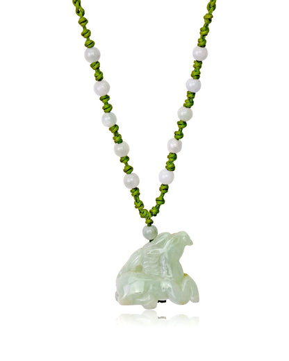 Spiritual Zodiac Jewelry Horse Necklace For Unisex Year Of The Horse Carved Jade Horse For Meaningful Birthday Gift