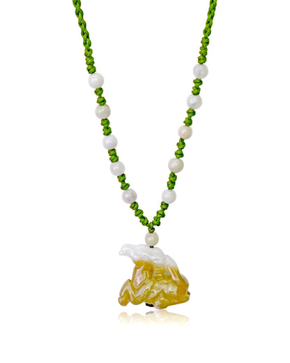 Horse Necklace For Unisex Year Of The Horse A Carved Jade Horse Spiritual Zodiac Jewelry For Meaningful Birthday Gift
