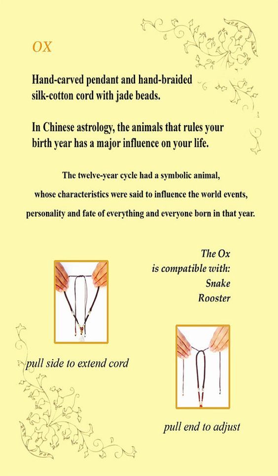 Year of the Ox Post Card, Back Side