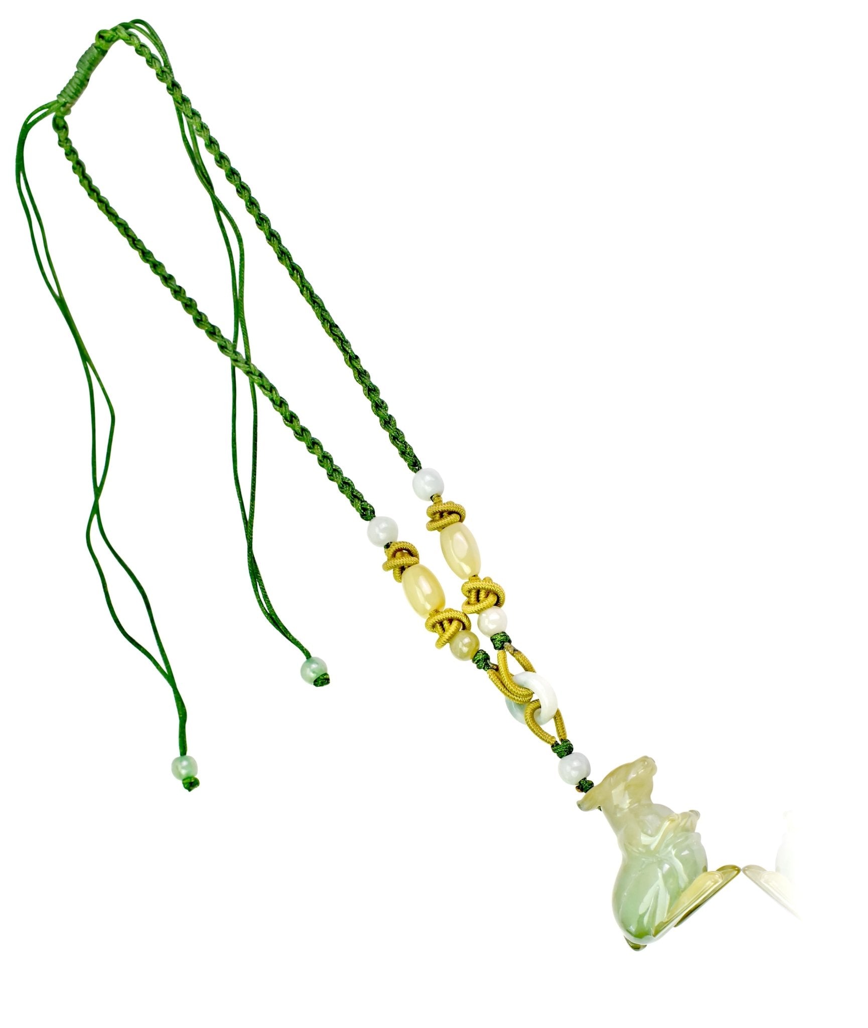Hop Into Style with the Kangaroo Jade Pendant NecklaceNecklacesSerenity Jade