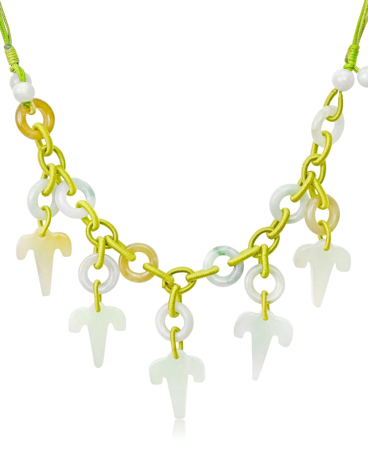 Ignite Your Inner Fire with the Aries Astrology Jade NecklaceNecklacesSerenity Jade