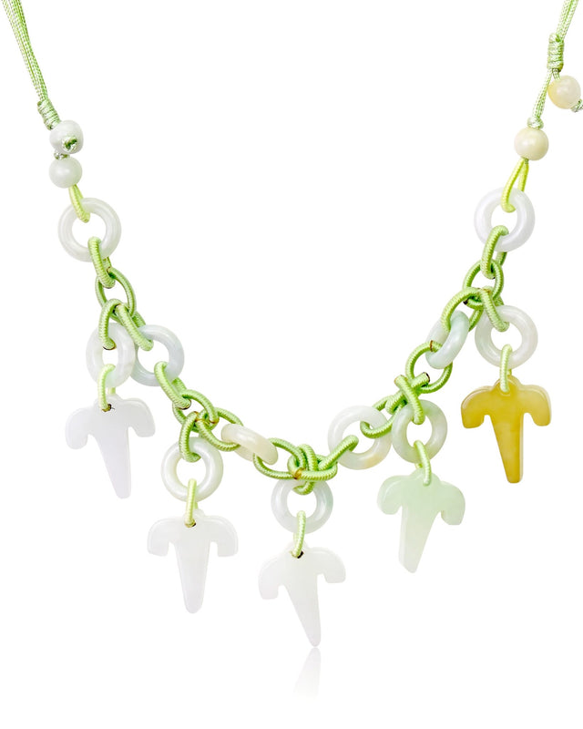 Ignite Your Inner Fire with the Aries Astrology Jade NecklaceNecklacesSerenity Jade