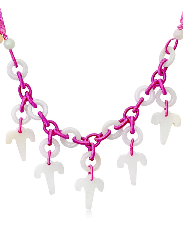 Ignite Your Inner Fire with the Aries Astrology Jade NecklaceNecklacesSerenity Jade