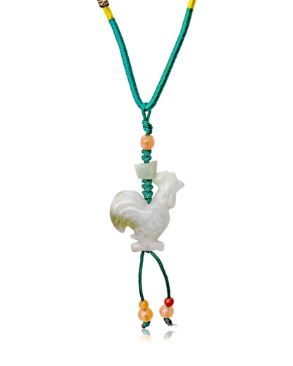 Rooster Jewelry For Unisex Jade Rooster Zodiac Sign Jewelry Celebrating Confidence And Purpose Soulful Birthday Gift