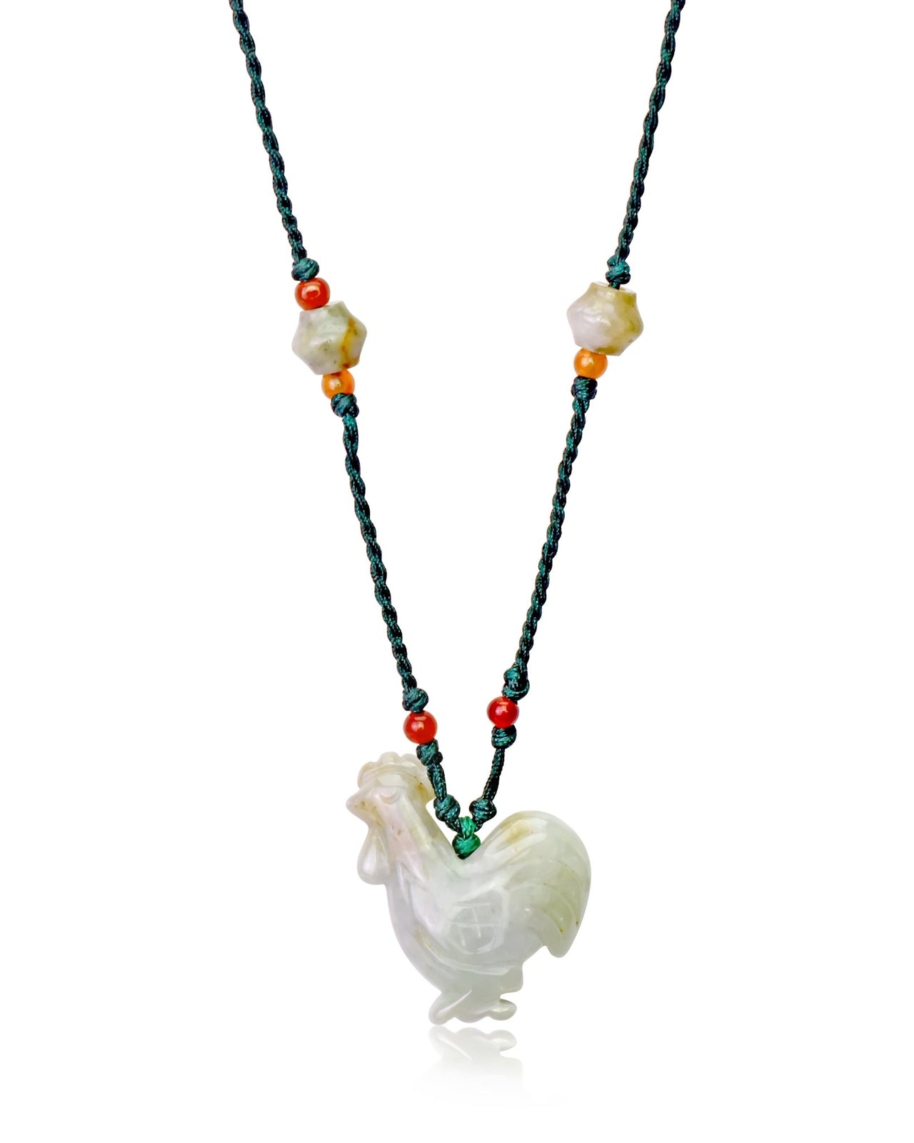 Illuminate Your Style with the Year of the Rooster Lantern Jade NecklaceNecklacesSerenity Jade