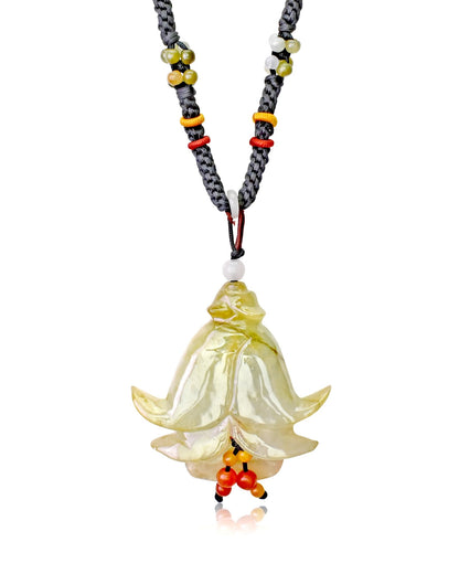 Tall Bell Flower a Birthday Month Flower Necklace for Women Chunky Flower Necklace for Hope Perfect Birthday Gift