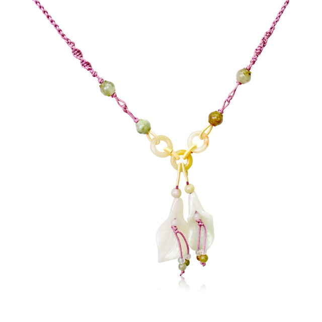 Purple Bell Flowers a Purple Flower Necklace for Her Uplifting Necklace for Girlfriend Birthday Gift for Spiritual Self-Love
