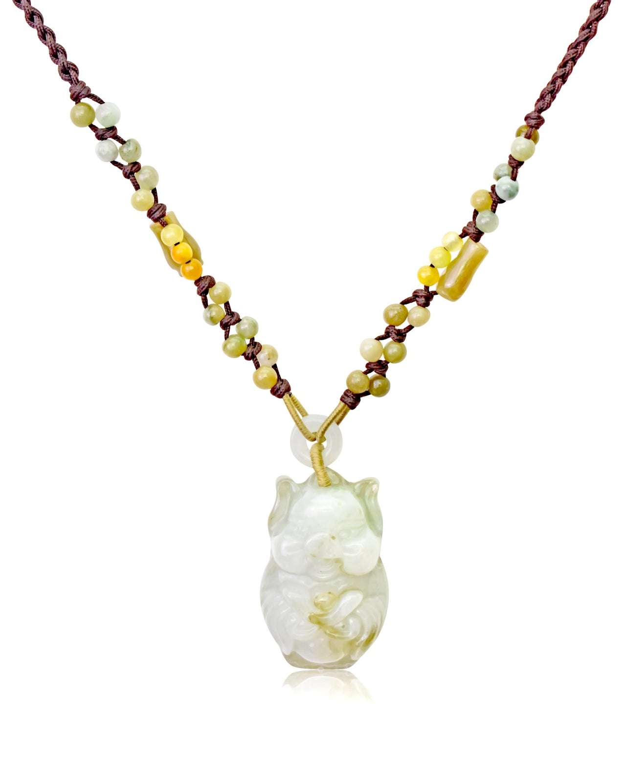 Invite Wealth and Prosperity with the Boar Holding Ingot Jade Pendant NecklaceNecklacesSerenity Jade