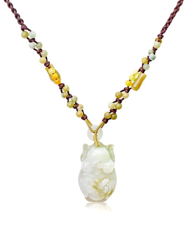 Invite Wealth and Prosperity with the Boar Holding Ingot Jade Pendant NecklaceNecklacesSerenity Jade