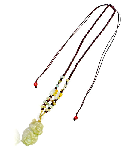 Handmade Chinese New Year of the Boar a Boar Zodiac Spiritual Pendants for Prosperity and Harmony Birthday Gift