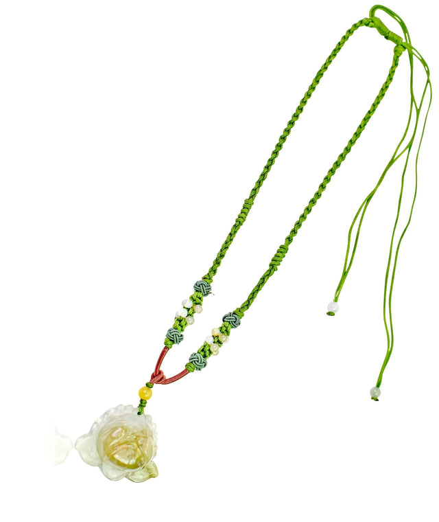 Necklace Handmade Jewelry Gift For Mother's Lotus Flower For Purity, and Spiritual Enlightenment