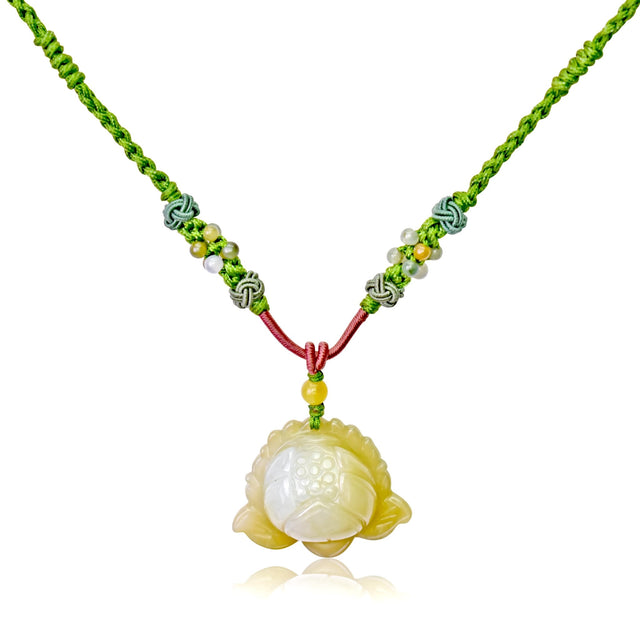 Lotus Flower Pendant Mothers Day Gift Flower Shaped Necklace Lotus Flower For Purity, and Spiritual Enlightenment
