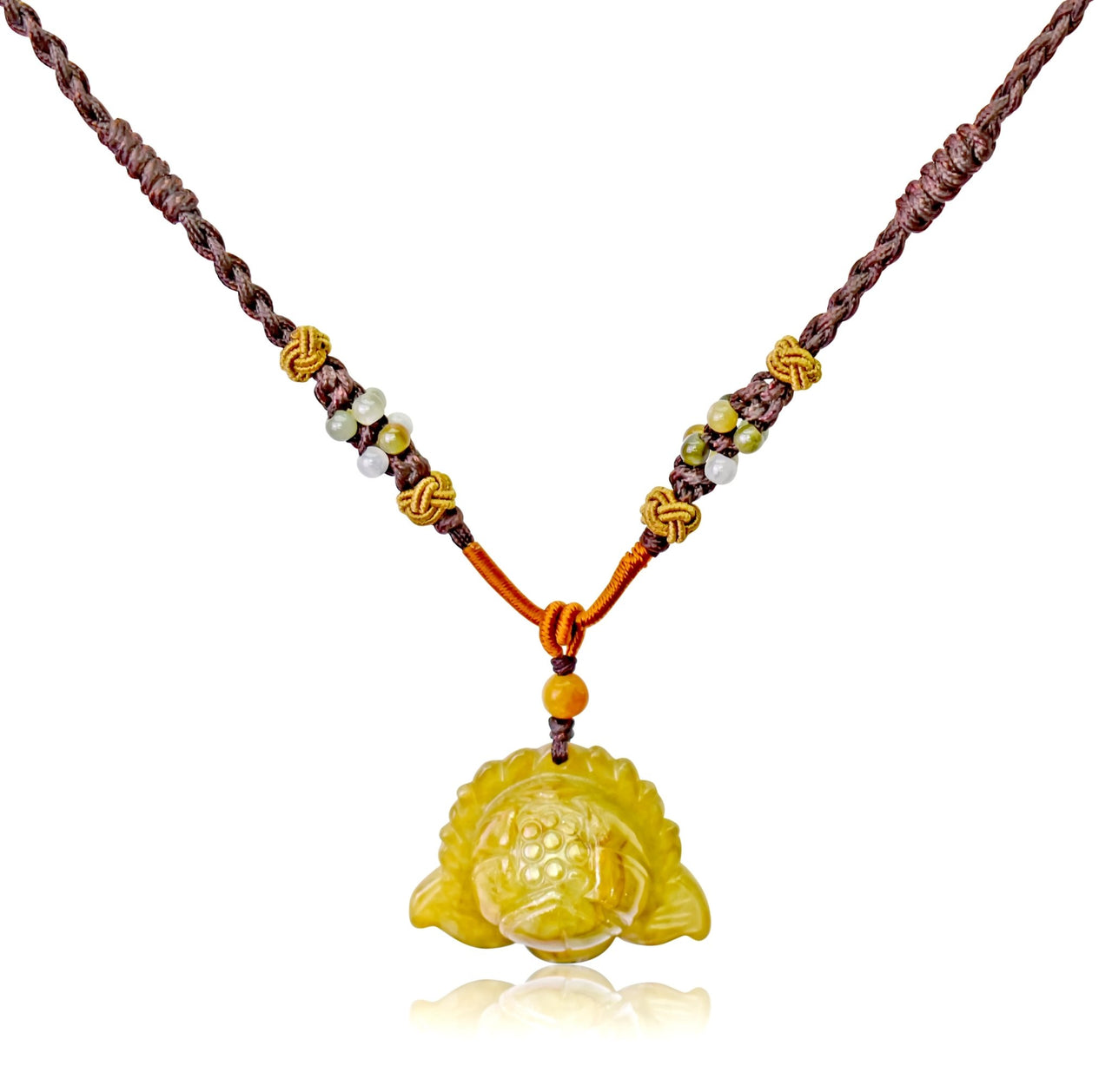 Jade Necklace Lotus Flower Pendant a July Birth Flower Necklace Handmade Jewelry Gift For Mothers Day