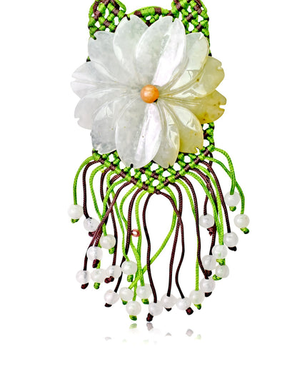 Daisy Choker a Daisy Chain Jewelry for Women Jade Necklace Elegant Mother's Day Gift