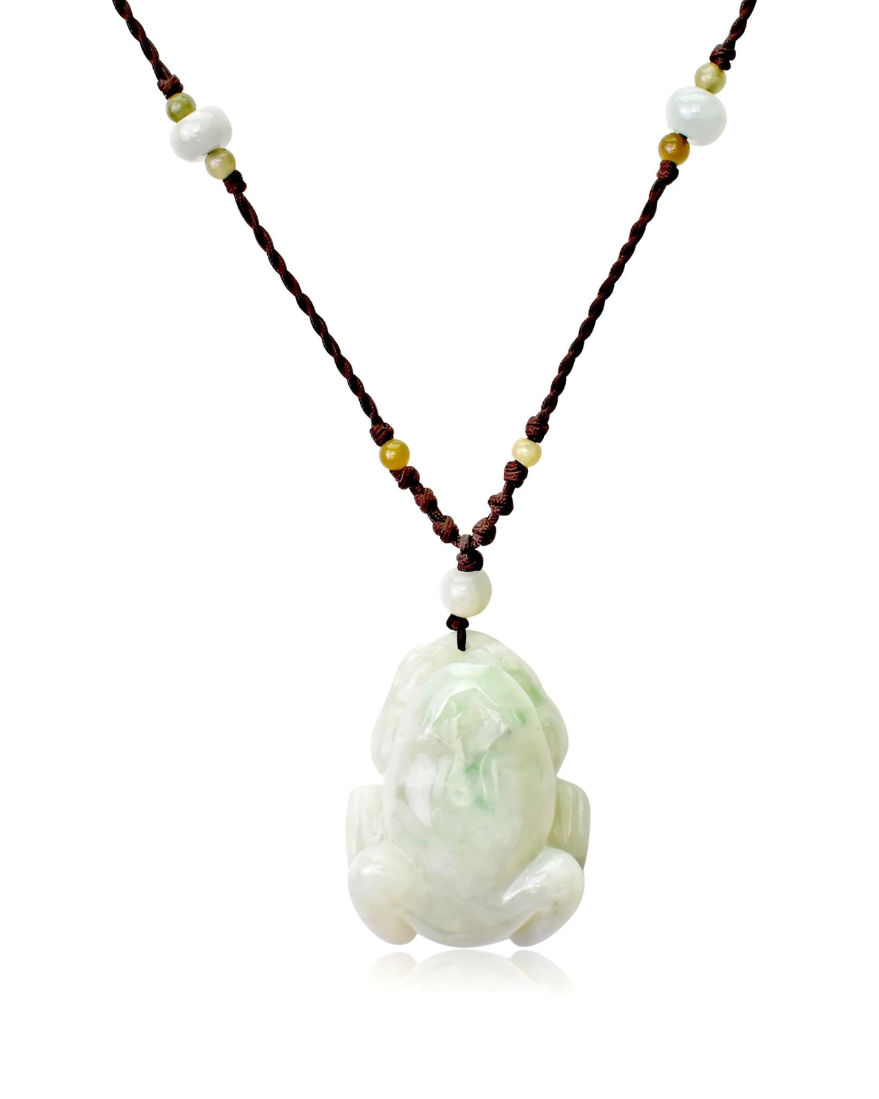 Leap into Style with the Frog Jade Pendant NecklaceNecklacesSerenity Jade