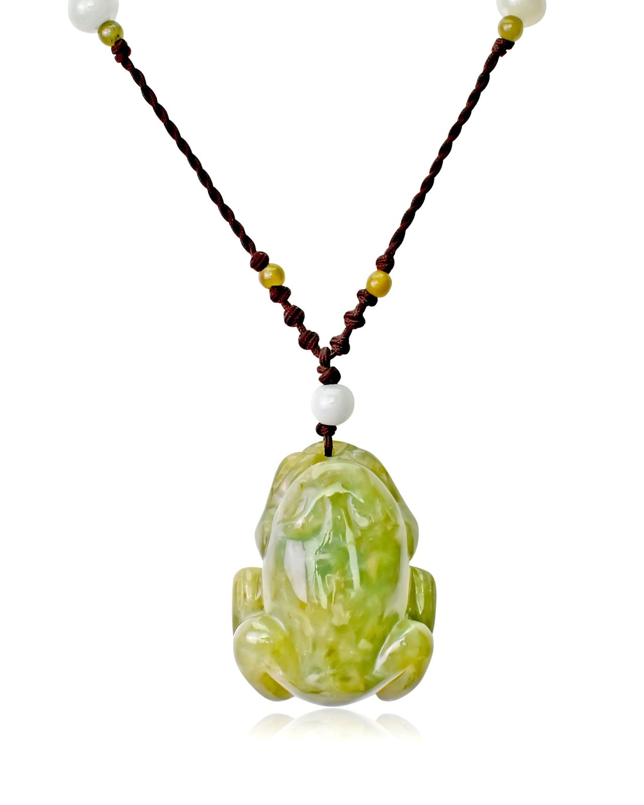 Leap into Style with the Frog Jade Pendant NecklaceNecklacesSerenity Jade