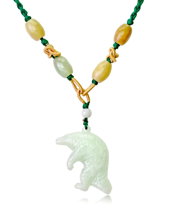 Let Your Wild Side Shine with the Anteater Jade NecklaceNecklacesSerenity Jade