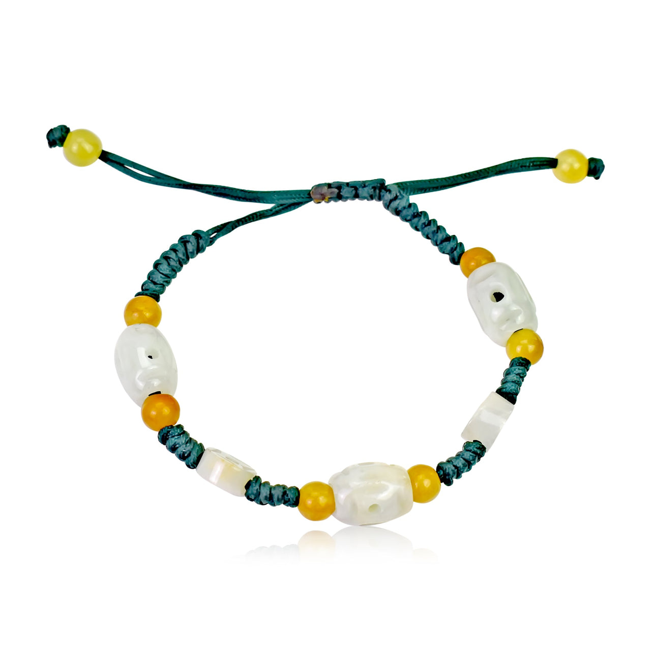 Live an Easy - Going Life with LuLu Tong Charm Jade BraceletBraceletsSerenity Jade