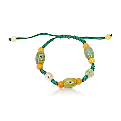 Jade Lucky Bracelet Spiritual Beads Bracelet For Her Bracelets Spiritual Calm Strength Birthday Gift