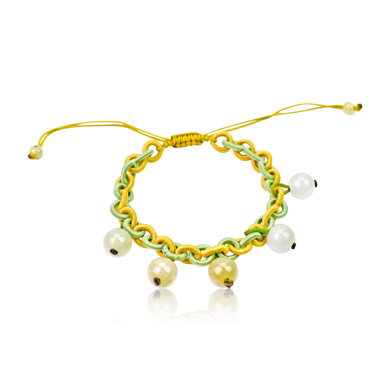 Look Vibrant and Earthy with a Beads Jade BraceletBraceletsSerenity Jade