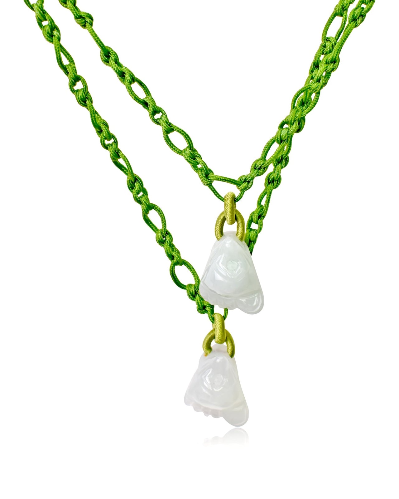 Make a Lasting Impression with a Dangling Foot Jade NecklaceNecklacesSerenity Jade