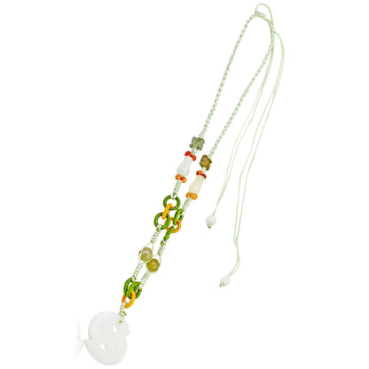 Mother’s Day And Father’s Day Cancer Zodiac Jewelry Spiritual Handmade Cancer Astrology Necklace Jade Pendant