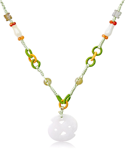 Spiritual Handmade Cancer Astrology Necklace Jade Pendant Star Sign Cancer Necklace For Mother’s Day And Father’s Day