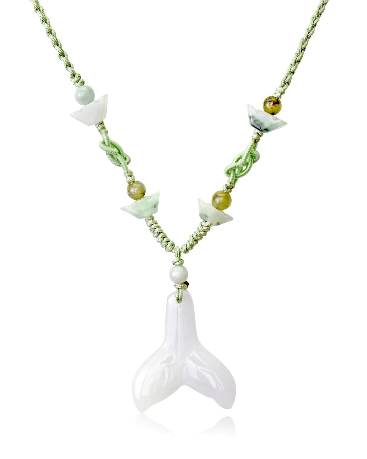 Make Waves with the Whale Tail Jade Pendant NecklaceNecklacesSerenity Jade