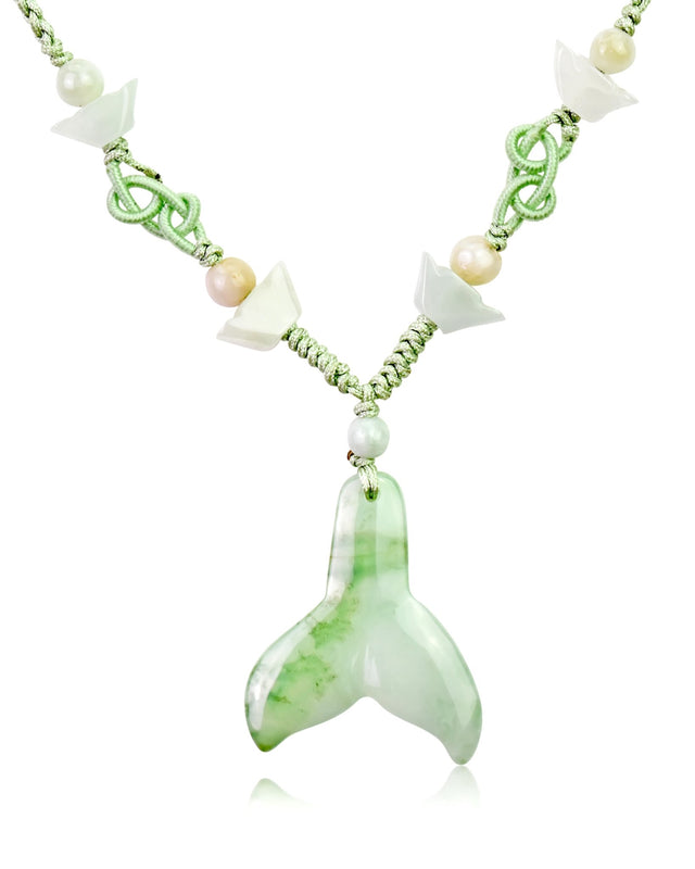 Make Waves with the Whale Tail Jade Pendant NecklaceNecklacesSerenity Jade