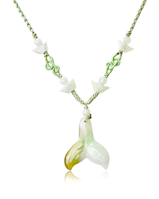 Make Waves with the Whale Tail Jade Pendant NecklaceNecklacesSerenity Jade