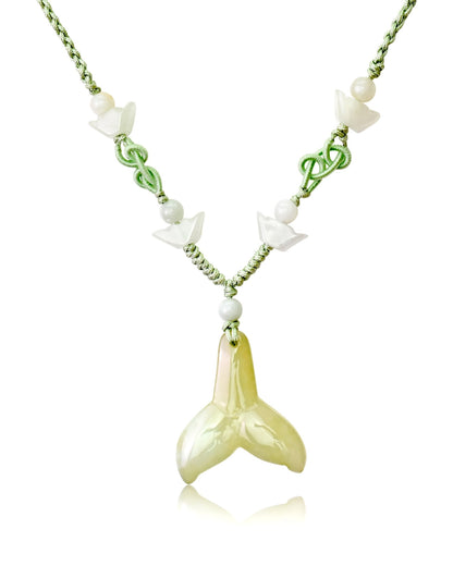 Whale Tail Necklace Custom Handmade Jewelry For Her Whale Tail Pendant Soulful Anniversary Gift