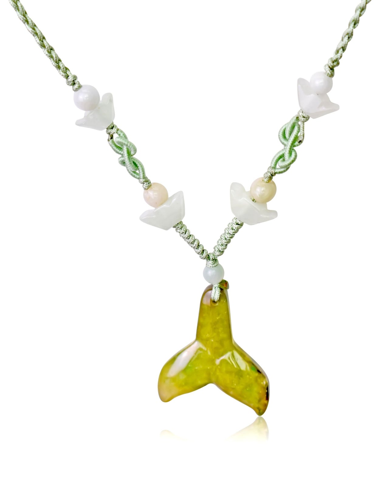 Make Waves with the Whale Tail Jade Pendant NecklaceNecklacesSerenity Jade
