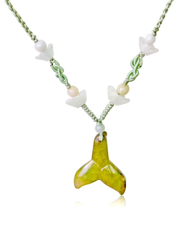 Make Waves with the Whale Tail Jade Pendant NecklaceNecklacesSerenity Jade