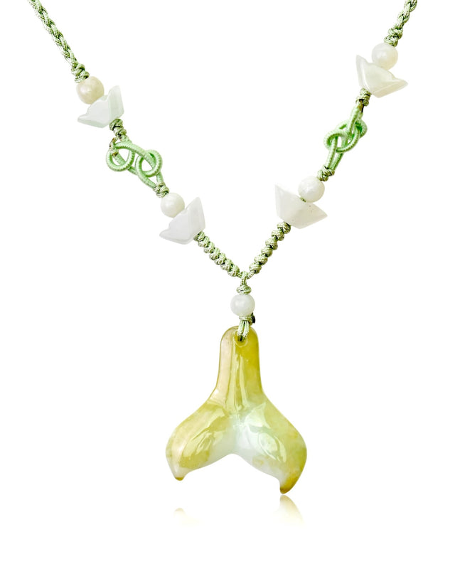 Make Waves with the Whale Tail Jade Pendant NecklaceNecklacesSerenity Jade