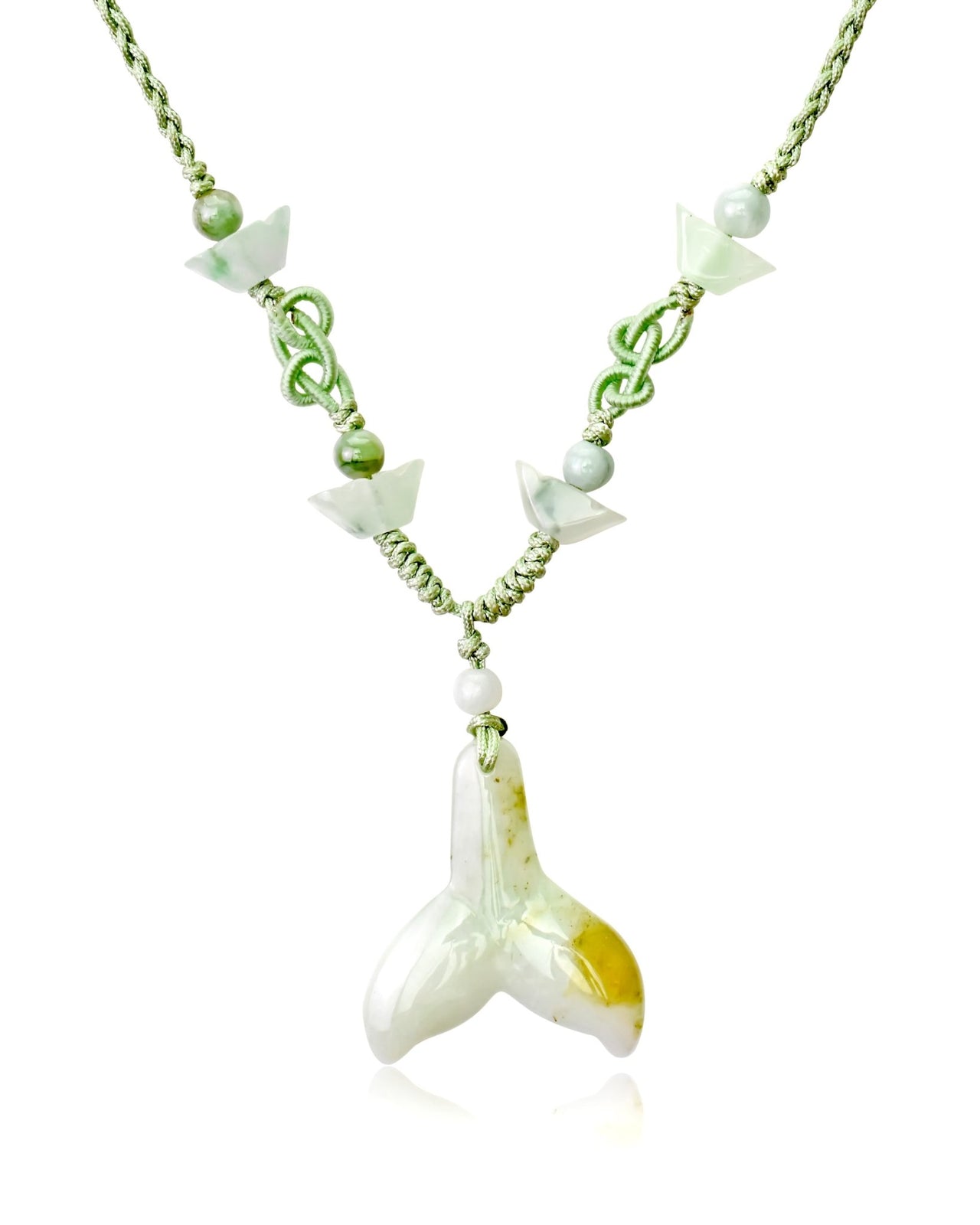 Make Waves with the Whale Tail Jade Pendant NecklaceNecklacesSerenity Jade