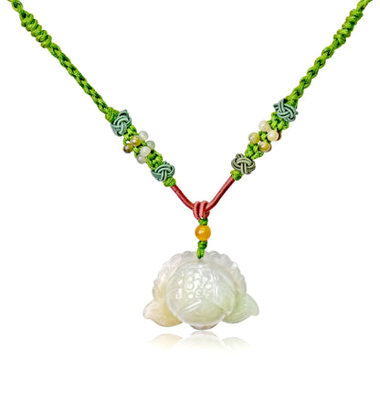 Necklace Lotus Flower a Lotus Flower Necklace for Unisex Lotus Pendant Necklace Birthday Gift for Endurance