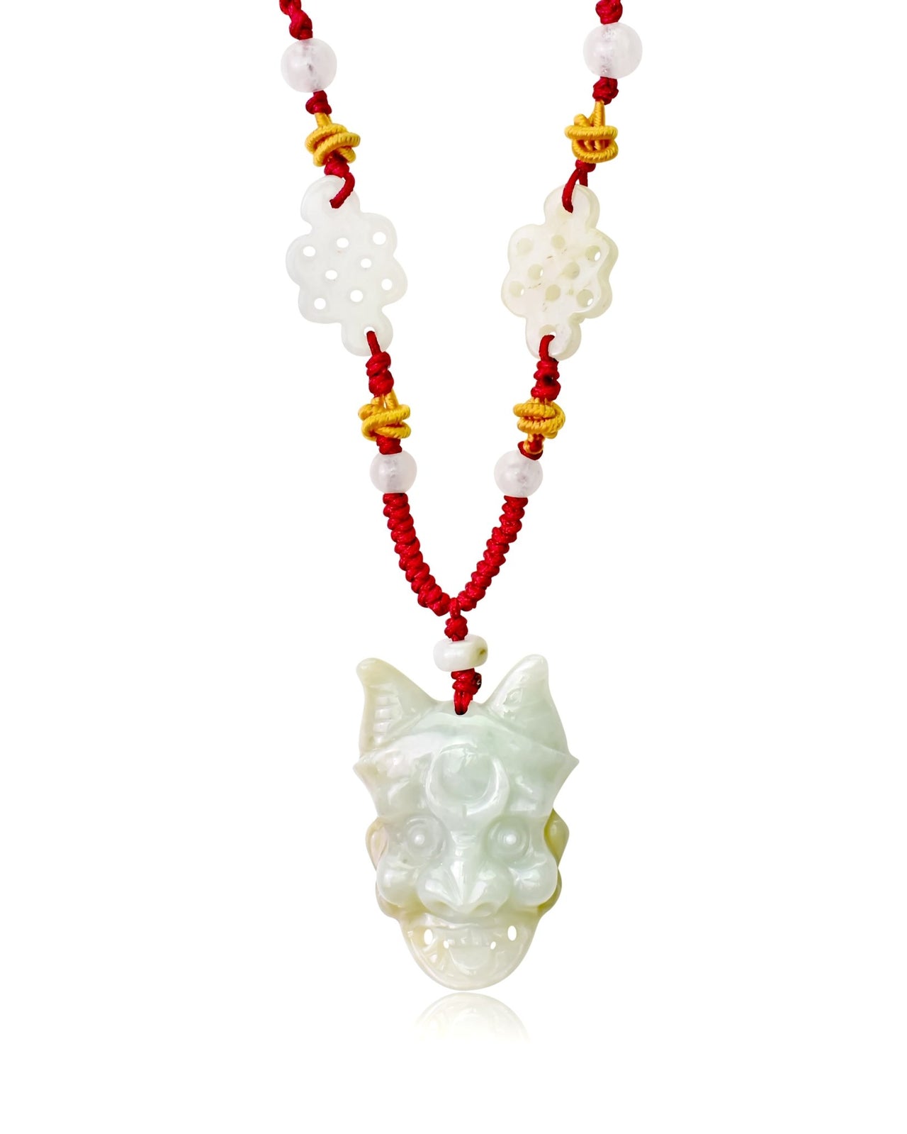 Spiritual Jade Face Mask A Handcrafted Mens Jewelry For Him Unique Statement Necklaces Birthday Gift Bold Artistic Symbolism