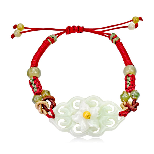 Forever Knot Bracelet a Womens Infinity Bracelet Mother’s Day’s Gift Jade Amplifies Love, The Knot Affirms Everlasting
