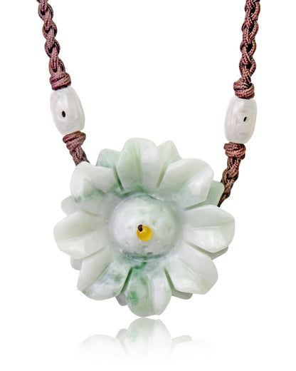 Sunflower Necklace for Women Sunflower Jewellery with Spiritual Energy August Birth Flower Necklace Mother's Day Gift
