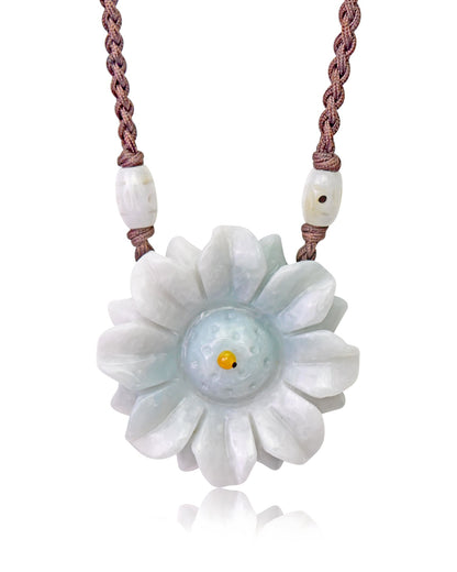Handcrafted Sunflower Necklace for Women Sunflower Jewellery with Spiritual Energy August Birth Flower Necklace Birthday Gift