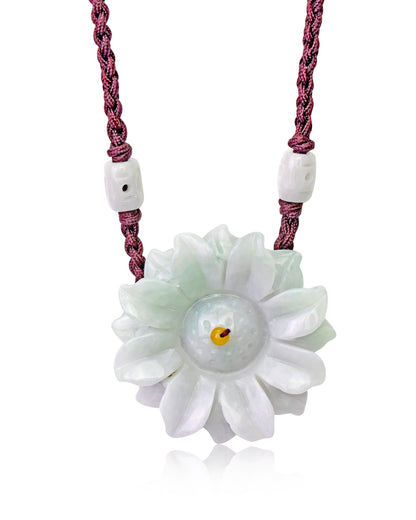 Luxury Ladies Sunflower Necklace for Her Sunflower Jewellery with Spiritual Energy August Birth Flower Necklace Birthday Gift