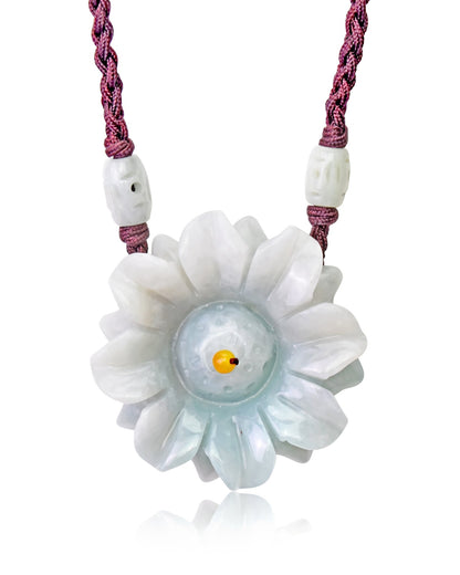 Luxury Sunflower Necklace for Women Sunflower Jewellery with Spiritual Energy August Birth Flower Necklace Anniversary Gift