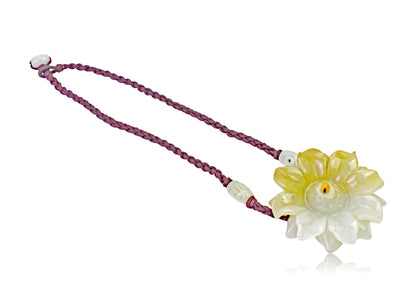 Handmade Sunflower Necklace a Jade Choker for Her Sunflower Pendants for Joy and Inner Strength Birthday Gift