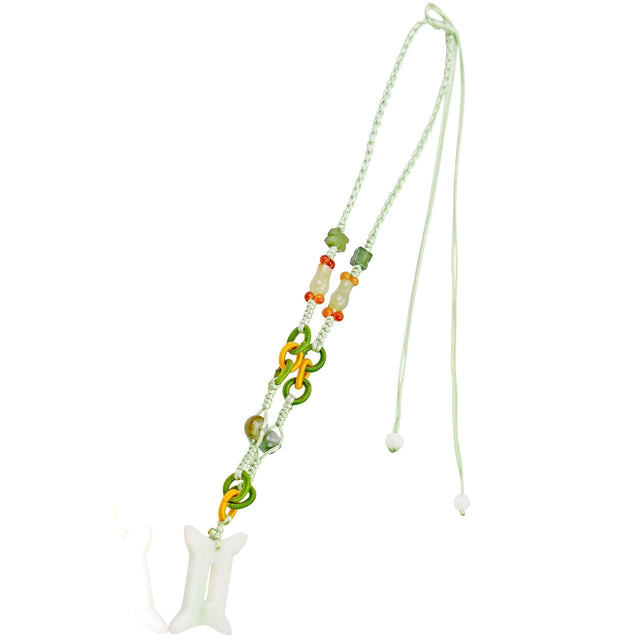 Represent the Gemini Sign with a Handmade Jade PendantNecklacesSerenity Jade