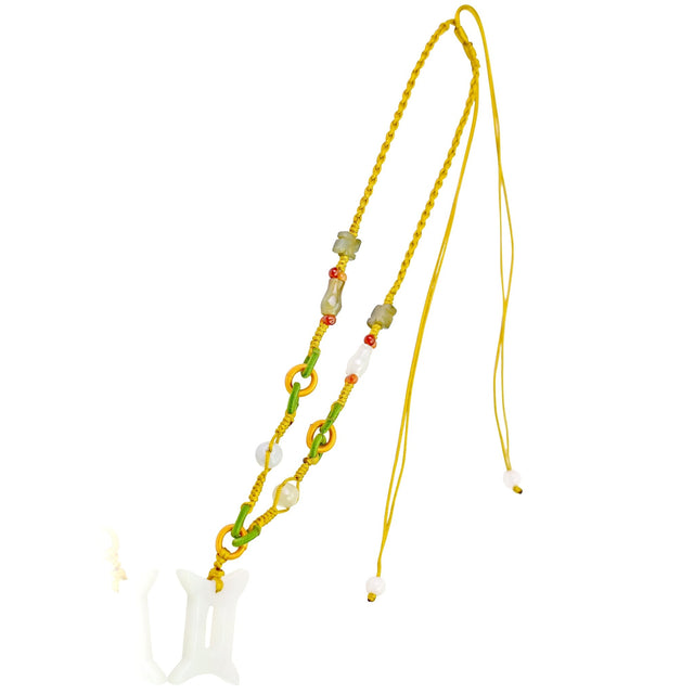Represent the Gemini Sign with a Handmade Jade PendantNecklacesSerenity Jade