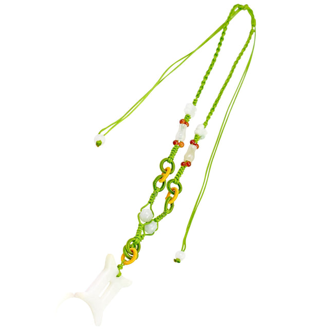 Represent the Gemini Sign with a Handmade Jade PendantNecklacesSerenity Jade