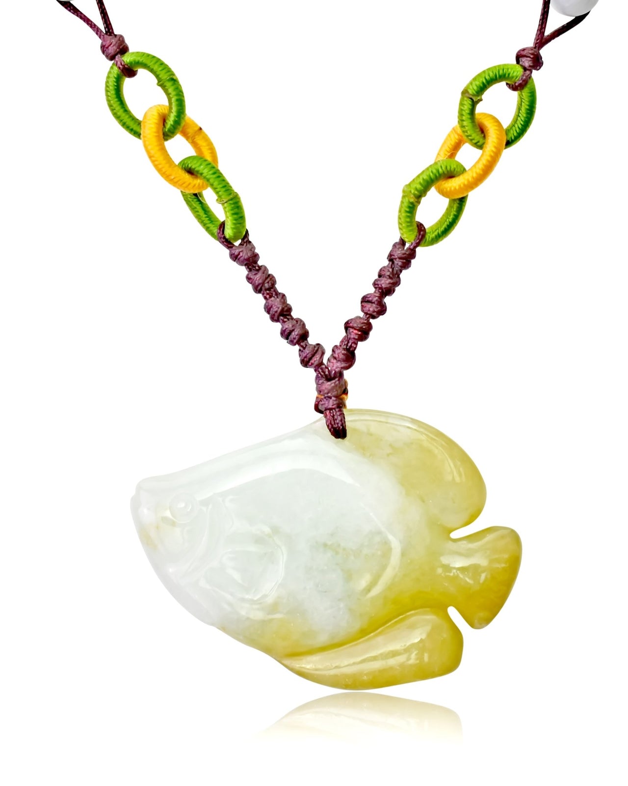 Men Sea Necklace a Angelfish Jewelry for Him Unique Handmade Jewelry Uplifting Father's Day or Birthday Gift